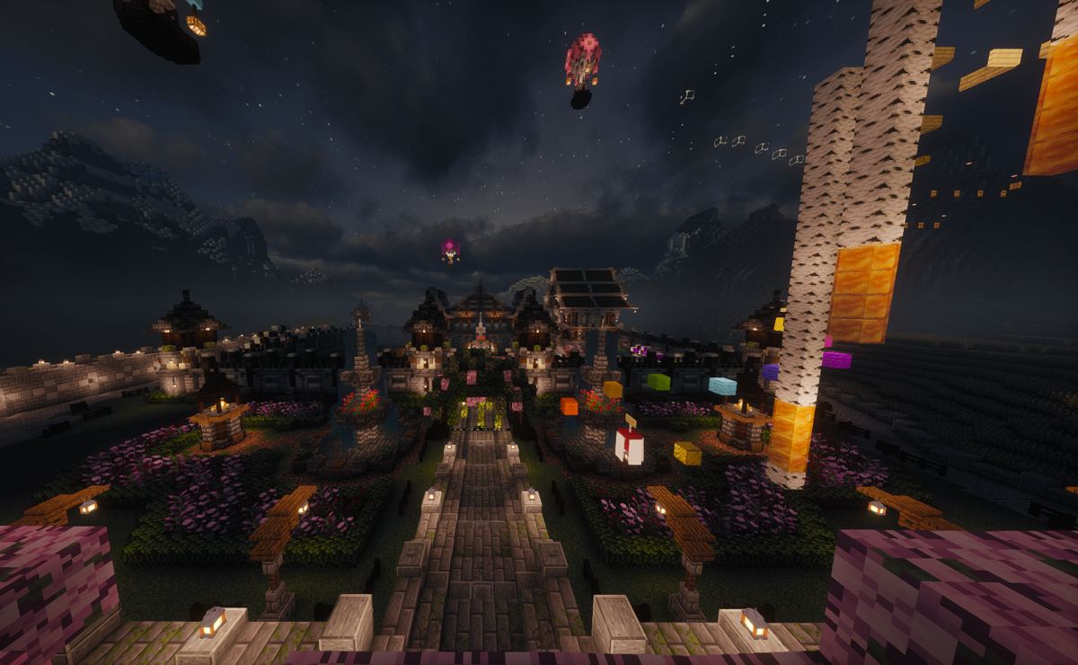 Spawn du serveur (nuit)